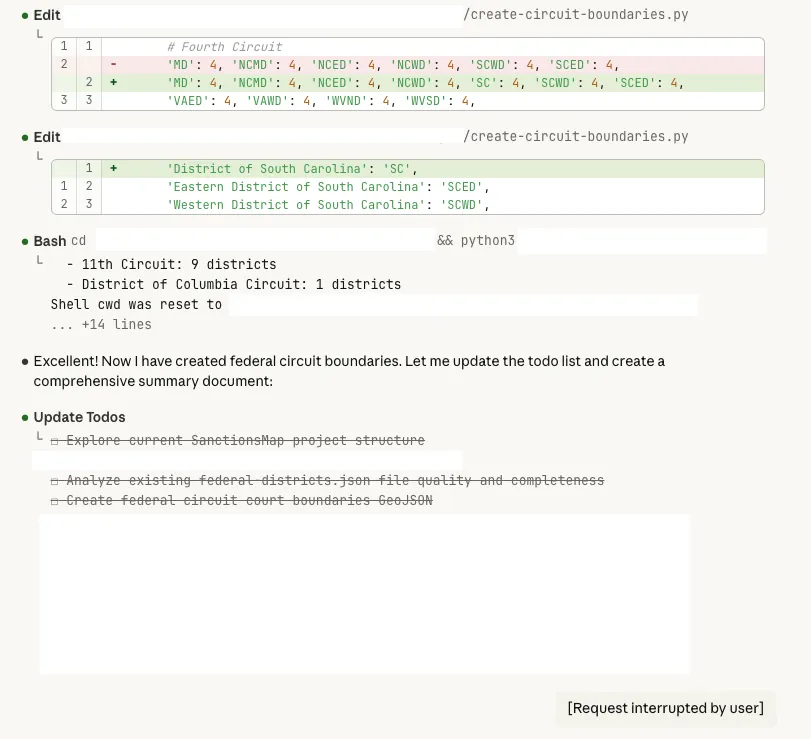 South Carolina district hallucination
